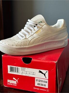 Puma Red Shoe Box with White Branding